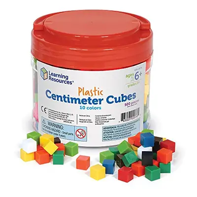 Learning Resources Centimeter Cubes, Counting/Sorting Toy, Assorted Colors, Math Cubes, Learning