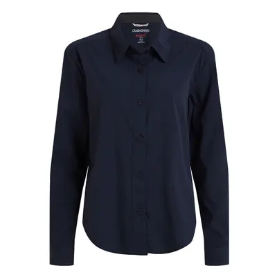 (8 UK, Blue Navy) Craghoppers Womens/Ladies Freeda Nosilife Long-Sleeved Shirt