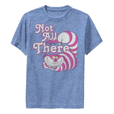 Disney Alice in Wonderland Cheshire Cat Not All There Boys Performance TShirt Royal Blue Heather