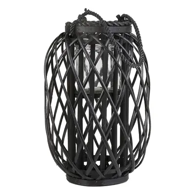 Lantern MAURITIUS Wood cm Black