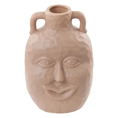 Flower Vase VERIA Ceramic cm Sand Beige