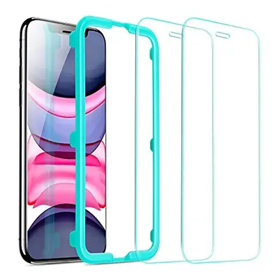 ESR Tempered-Glass for iPhone Screen Protector/iPhone XR Screen Protector [2 Pack][Easy Installa