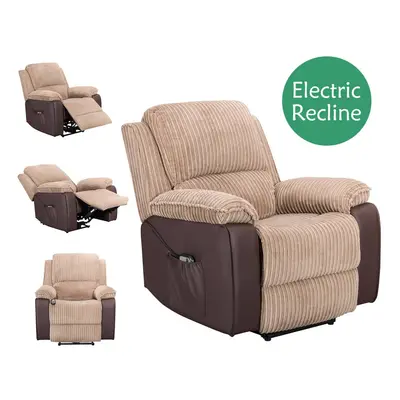 (Brown) WestWood Electric Recliner Armchair