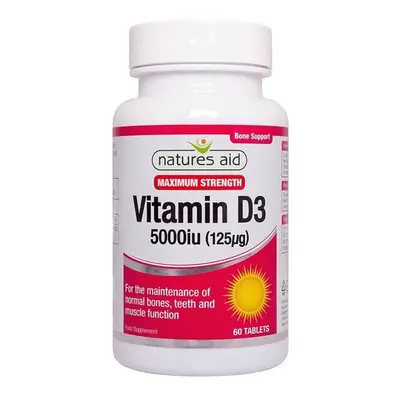 Natures Aid Vitamin D3 IU Tablets 60's