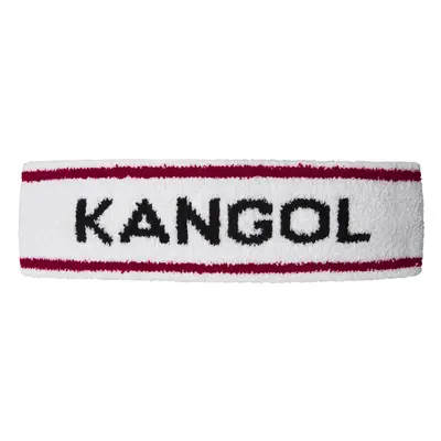 Kangol Bermuda Stripe Headband Gym Sweatband Stretch - White - One Size