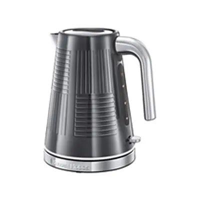 Russell Hobbs Geo Steel Cordless Electric Kettle 1.7 Litre - Silver