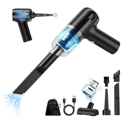 Mini Car Vacuum Cleaner,Handheld Vacuum Cordless,2 in Rechargeable Vacuum Cleaner & Blower,Small