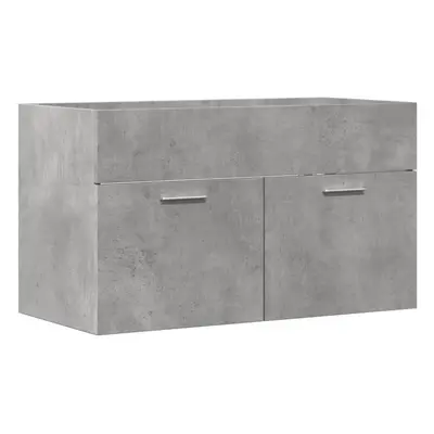 (concrete grey, x 38.5 x cm) vidaXL Bathroom Sink Cabinet Storage Sink Cupboard Engineered Wood