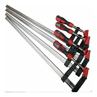 4pc F Clamp Bar Clamp Heavy Duty x 80mm 24" Long Quick Slide Wood Clamp