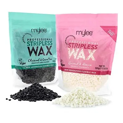 Mylee Professional Hard Wax Beads 500g, Stripless Depilatory Waxing Pellets Solid Film Beans No 