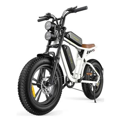 (White) Engwe M20 Electric Bike 750W 25KM/H Dual 13Ah