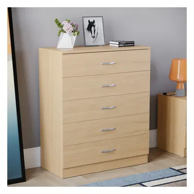 (Pine) Riano Drawer Chest of Drawers Bedroom Storage Unit