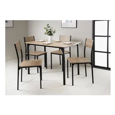 5-Piece Dining Set Table and Chairs Modern Dining Furniture