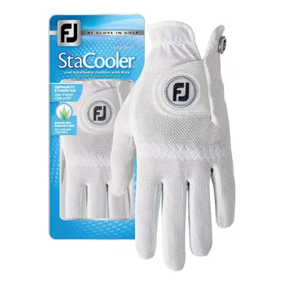 FootJoy Womens StaCooler Golf Glove Pearl Large Worn on Left Hand