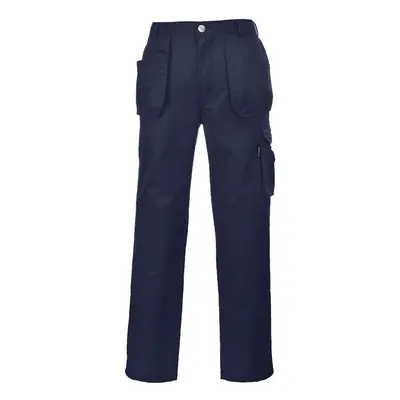 (XXL, Navy) Portwest Mens Slate Holster Pocket Work Trousers