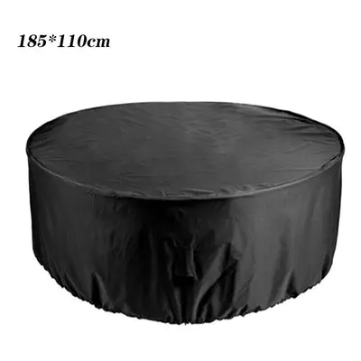 (185*110CM) Round Table Chair Cover Waterproof Outdoor Garden Furniture Protector