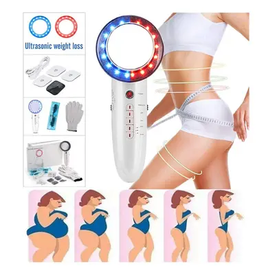 6 in Body Shaping Machine Slimming Device EMS Led Therapy Cellulite Cavitation ION Ultrasonic Fa