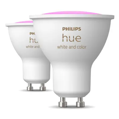 Philips Hue White & Color Ambiance GU10 Doppelpack 2x350lm