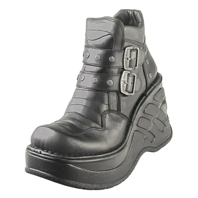 (3) New Rock Neo Cuna Sport Hashtag Womens Platform Boots in Black