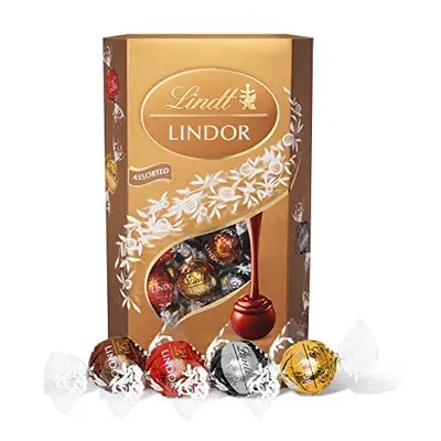 Lindt Lindor Asorted Chocolate Gift Box Containing Truffles, Valentine's Day Chocolate Gift for 