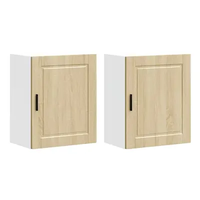 (sonoma oak) vidaXL Kitchen Wall Cabinets Hanging Cabinet Cupboard pcs Engineered Wood