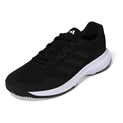 adidas Men's Gamecourt 2.0 Sneaker Black/Black/Grey 6.5