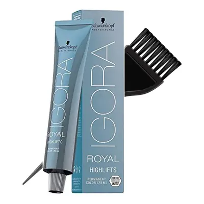 Schwarzkopf IGORA Royal HIGHLIFTS Permanent Hair Color Creme (with Sleek Tint Applicator Brush) 