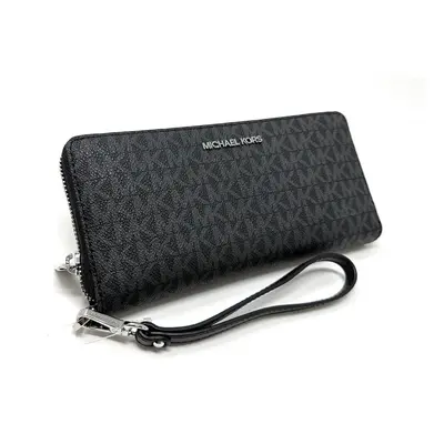 MICHAEL Michael Kors Jet Set Travel Continental Wallet Wristlet (Black