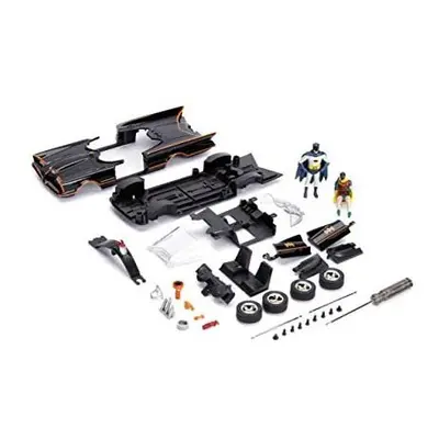 Jada Toys Batman Classic Batmobile Build+Collect Die-cast Construction Kit, 1:24 Scale Toy Car I