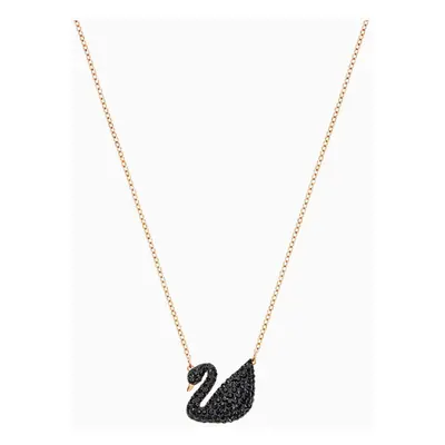 Swarovski Necklaces Iconic Swan Rose-Black