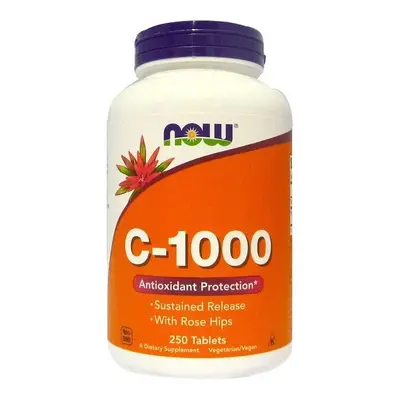 NOW Foods Vitamin C-1000 with Rose Hips - Susteined Release, tablets