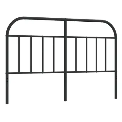 (black, cm) vidaXL Metal Headboard Bedroom Accessory Bed Header Decorative Bed Headboard