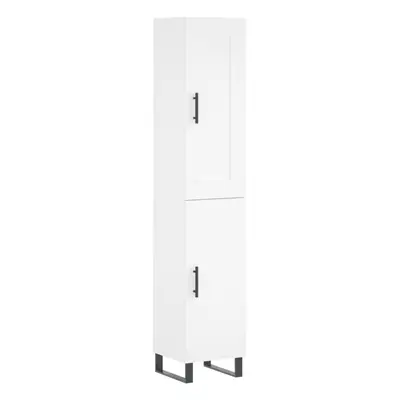 (white, door) vidaXL Highboard Sideboard Tall Storage Cabinet Side Cabinet Engineered Wood