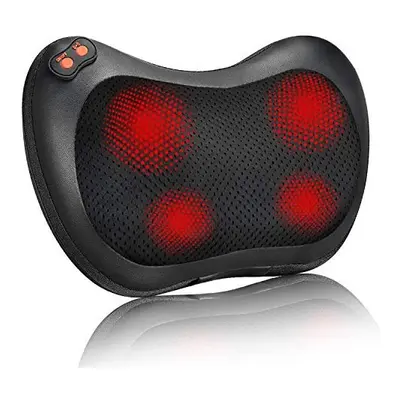 iKristin Back Neck Massager,Shiatsu Massage Pillow with Heat, Deep Tissue Kneading Massager for 