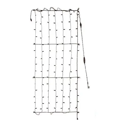 Celebrations 6 ft. Platinum LED Mini Net Christmas Lights, Pure White - Count