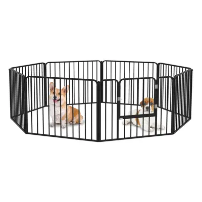 PawHut 60cm Panels Heavy-Duty Dog Playpen for Small Dogs