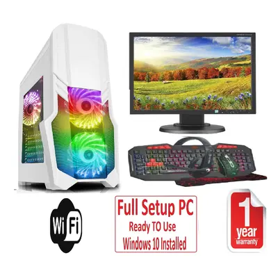 Fast Gaming PC Bundle-Intel Core i5 8GB RAM 1TB GT710 2GB 22' Monitor