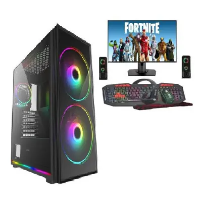 Fast Gaming Intel Quad Core i5 16GB RAM 1TB HDD+128GB SSD PC Bundle, Speakers & Monitor