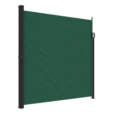 (dark green, x cm) vidaXL Retractable Side Awning Outdoor Privacy Screen Balcony Sunshade Shelte