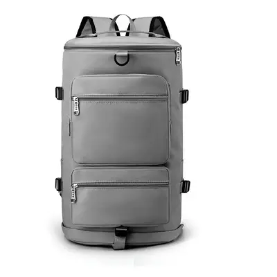 (grey) Use More Casual Travel Packs Men And Women, Large Capacity, Dry And Wet, Separated Fitnes