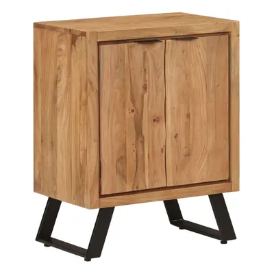 vidaXL Sideboard Cabinet Cupboard Highboard with Doors Solid Wood Acacia