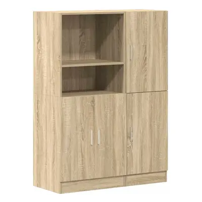 (sonoma oak) vidaXL Kitchen Cabinet Set Piece Storage Cabinet Cupboard Engineered Wood