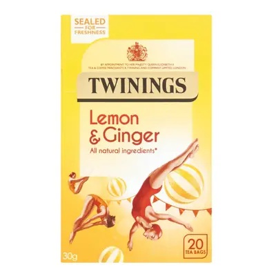 Twinings Lemon & Ginger 20s (Pack of 8)