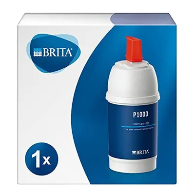 BRITA P1000 replacement filter cartridge for BRITA filter taps, reduces chlorine, limescale and 