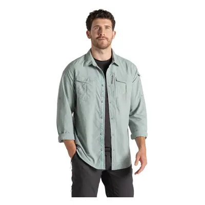 (XXL, Lichen Green) Craghoppers Mens Adventure III Nosilife Long-Sleeved Shirt