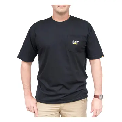 Caterpillar Logo Pocket T-Shirt Black Large