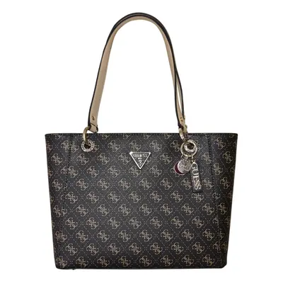 GUESS Noelle Small Noel Tote Brown Logo