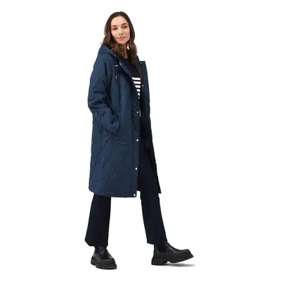 (20, Navy) Regatta Womens Jaycee Quilted Water-Repellent Button Up Jacket Coat