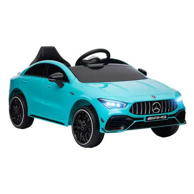 AIYAPLAY Mercedes-Benz AMG CLA Licensed 12V Ride on Car - Light Blue