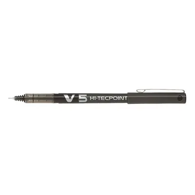 Pilot V5 Rollerball Pen Needle Tip 0.5mm Line 0.3mm Black Ref V501...